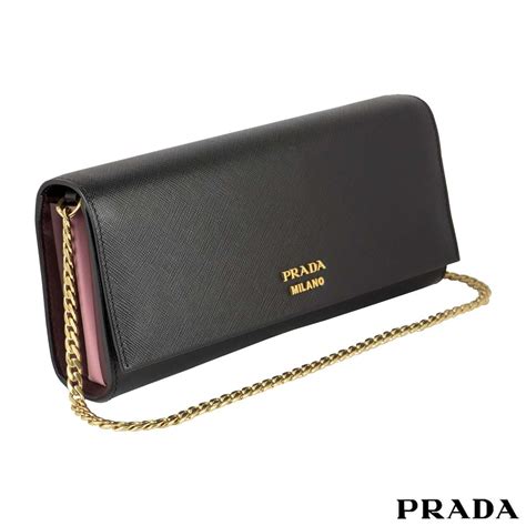 black prada clutch bag|prada leather clutches.